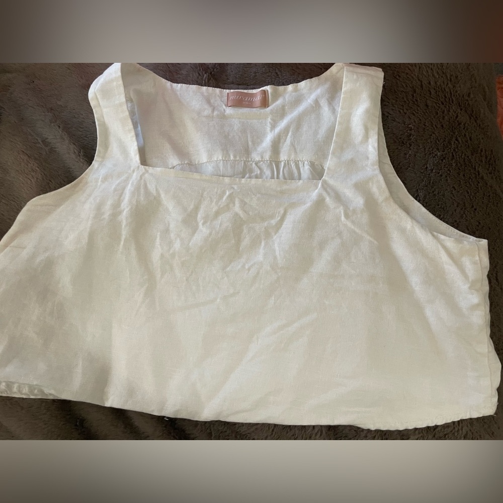 Miramar size large crop top